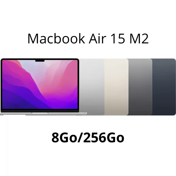 Macbook Air 15 M2 8Go 256Go