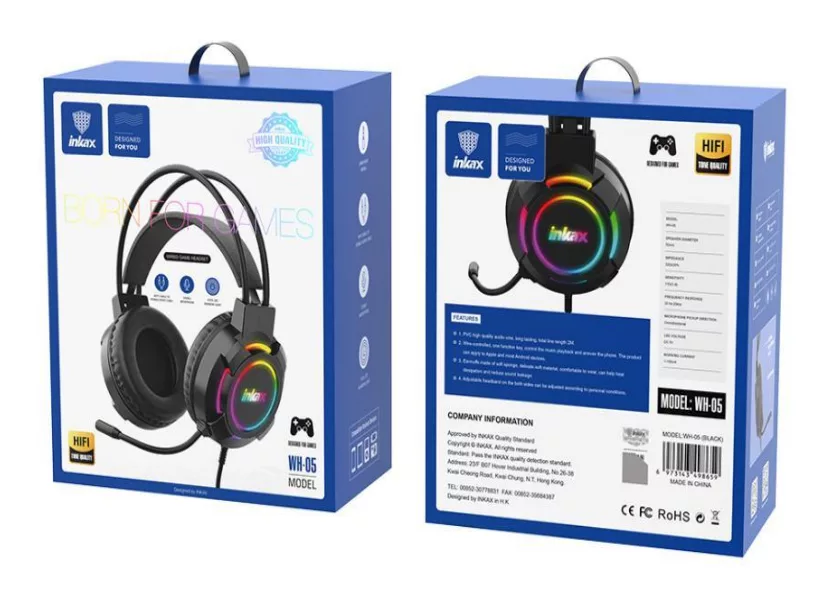 Casque Gaming inkax inkax wh 05